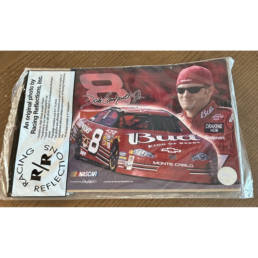 Racing Reflections Dale Earnhardt Jr. Nascar 8'' x 10'' Photo‎